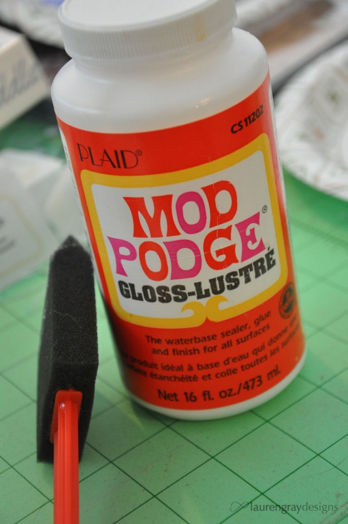 This is what Mod Podge looks like!