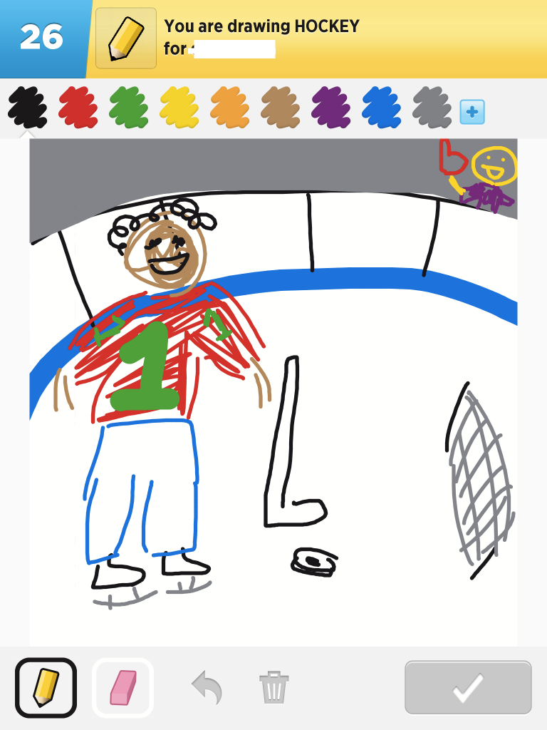 My Hockey Drawing