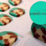 Easy Teal Panda Cookies