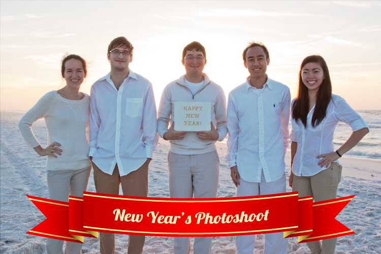 New Year’s Photoshoot: tips and tricks for taking group photos