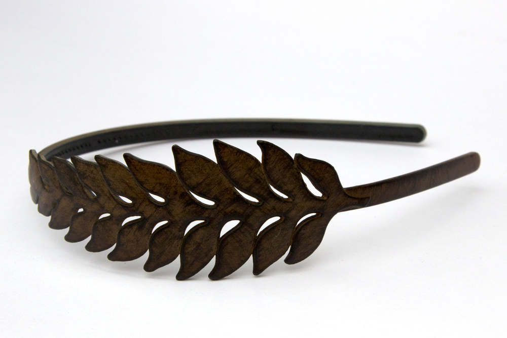 DIY Spray Painted Bronze Headband