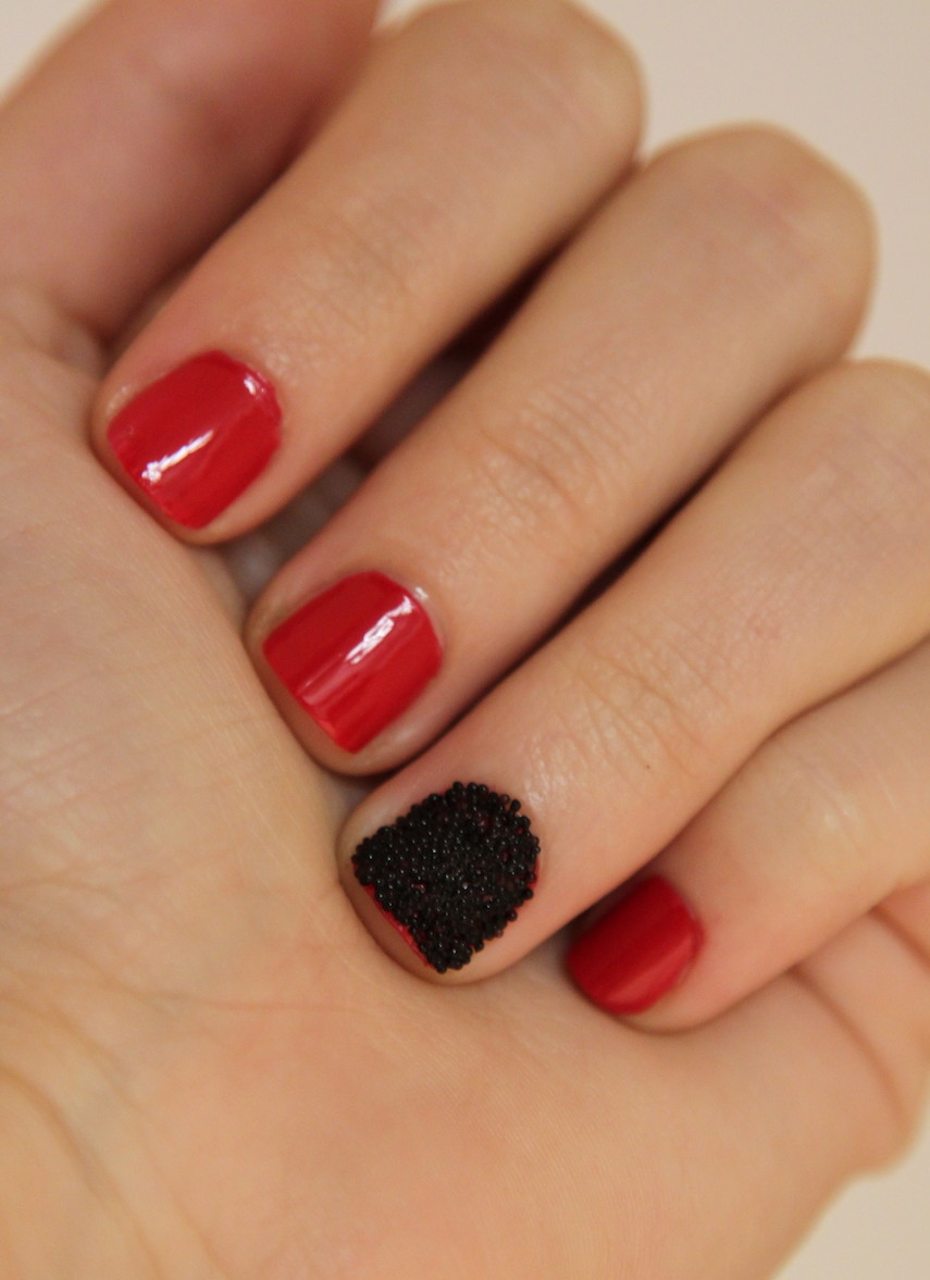 Getting Fancy with Beaded Caviar Nails