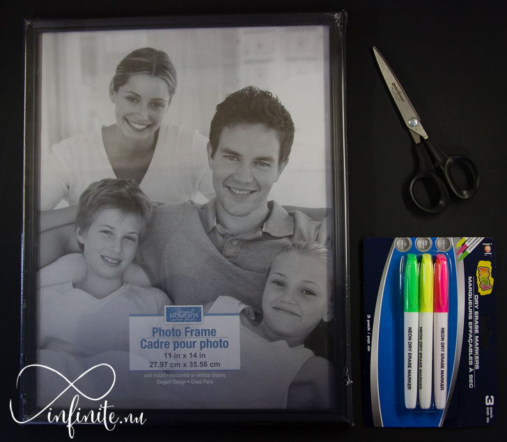 $3 DIY Picture Frame Calendar | infinite.nu