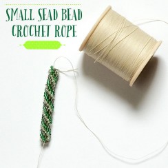 Small Seed Bead Crochet Rope | infinite.nu