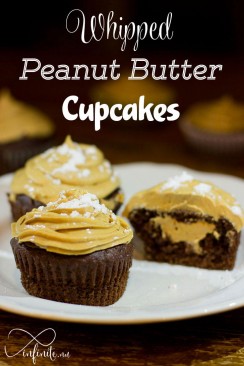 Whipped Peanut Butter Cupcakes | infinite.nu