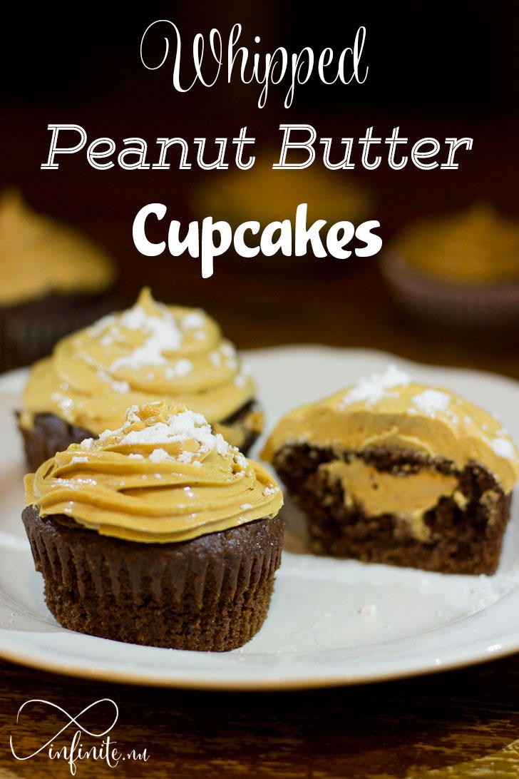 Whipped Peanut Butter Cupcakes