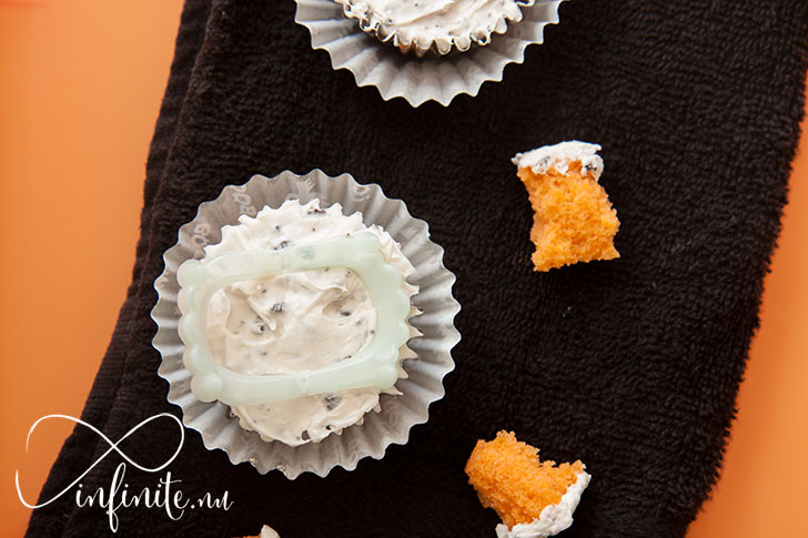 Halloween Orange Cupcakes